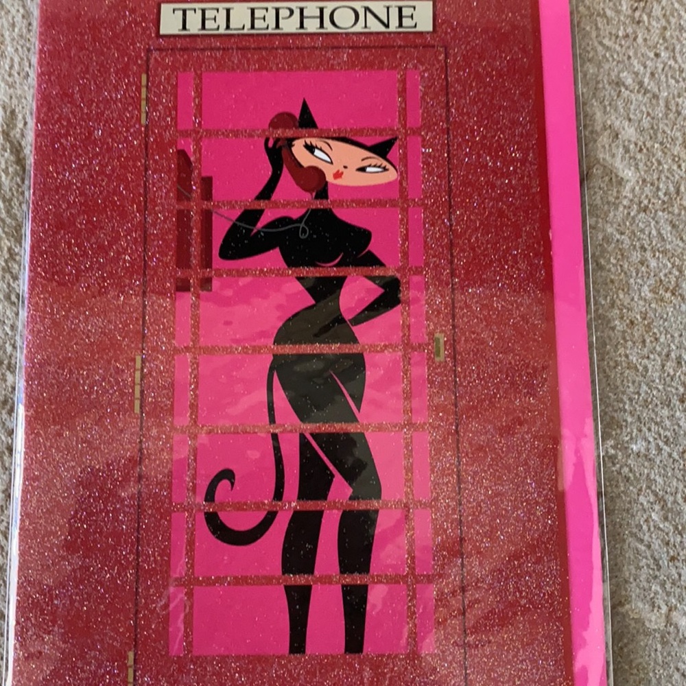 Hello kitten! Set of 4 new glitter cards by FLUFF!